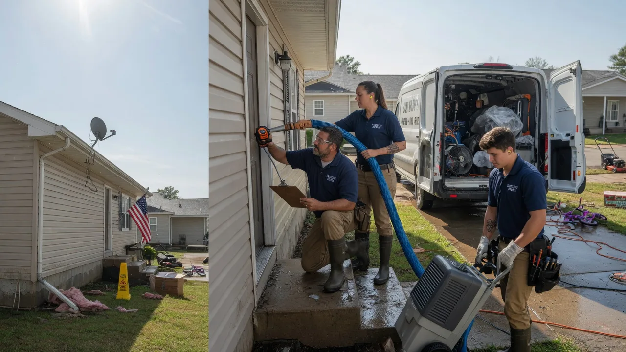 Ceiling Water Damage Restoration in Harlan, IA near me